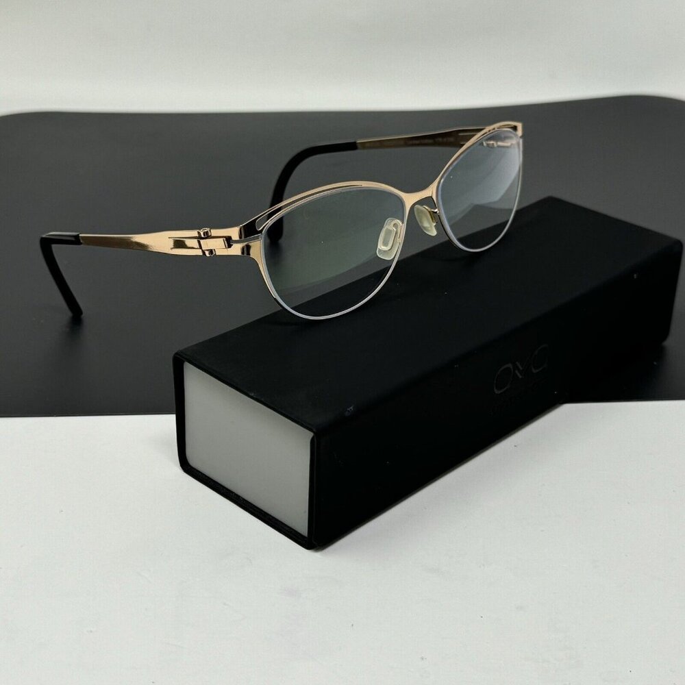 Ovvo Optics 2G 14k Gold Plated Eyeglasses Limited Edition Of 300 53 [] 17 135